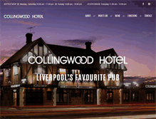 Tablet Screenshot of collingwoodhotel.com.au